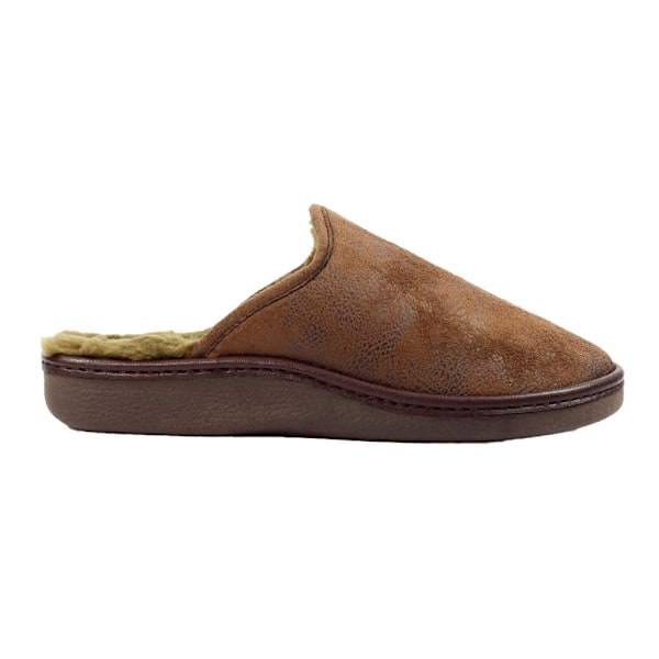 Lazy Dogz Glen II Herrtofflor i Faux Läder 9 UK Brun Brown 9 UK