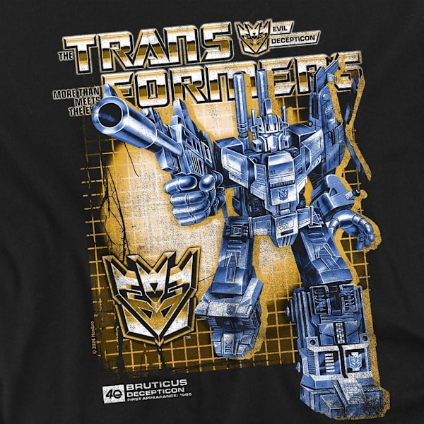 Transformers Herr Bruticus Box 40th T-shirt XL Svart Black XL