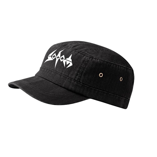 Sodom Logo Army Cap One Size Svart/Vit Black/White One Size