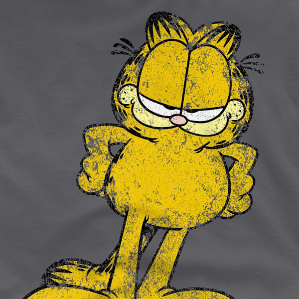 Garfield Herr Big Ol´ Cat T-Shirt M Gråmelerad Charcoal M