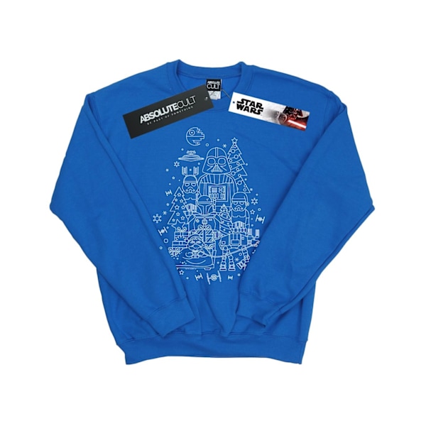 Star Wars Herr Empire Jultröja M Royal Blue Royal Blue M