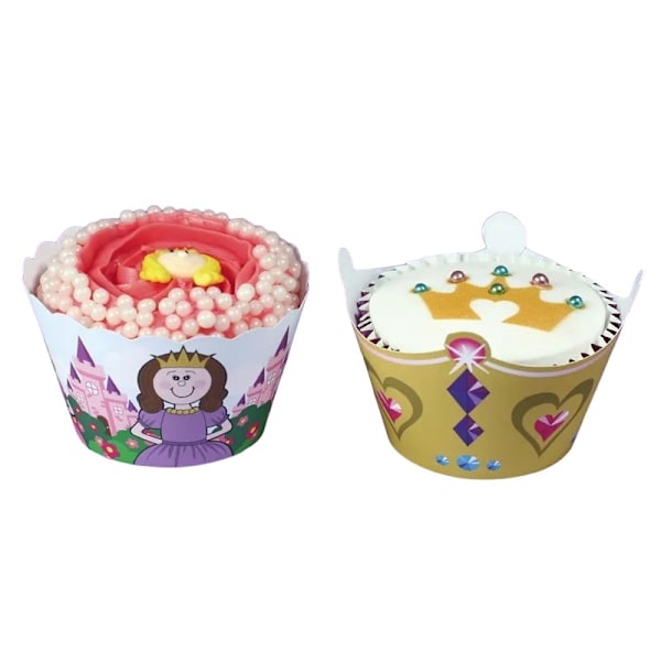 Culpitt Princess Cupcake Wrappers (12-pack) En Storlek Flerfärgad Multicoloured One Size