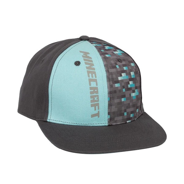 Minecraft Barn/Barn Snapback Kepsen S-M Svart/Blå Black/Blue S-M