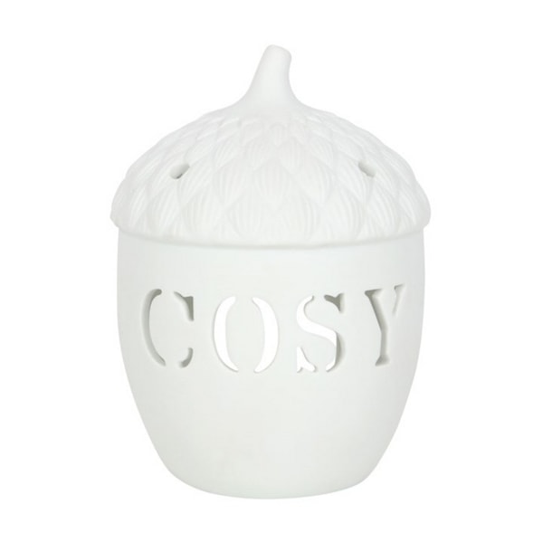 Something Different Cosy Keramisk Ekorre Tealight Hållare En Storlek White One Size