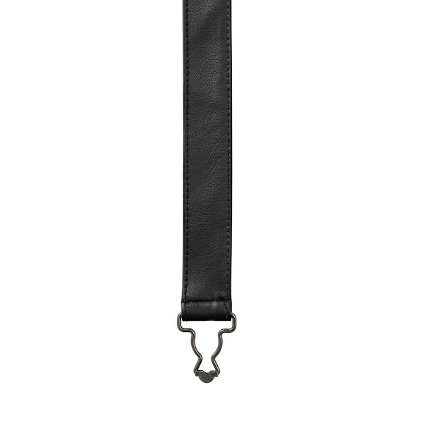 Premier Unisex Vuxen Konstläder Korsrygg Förkläde Remmar En Storlek Black One Size