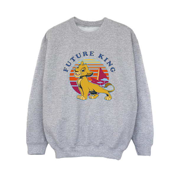 Disney Boys The Lion King Future King Sweatshirt 3-4 år Spor Sports Grey 3-4 Years