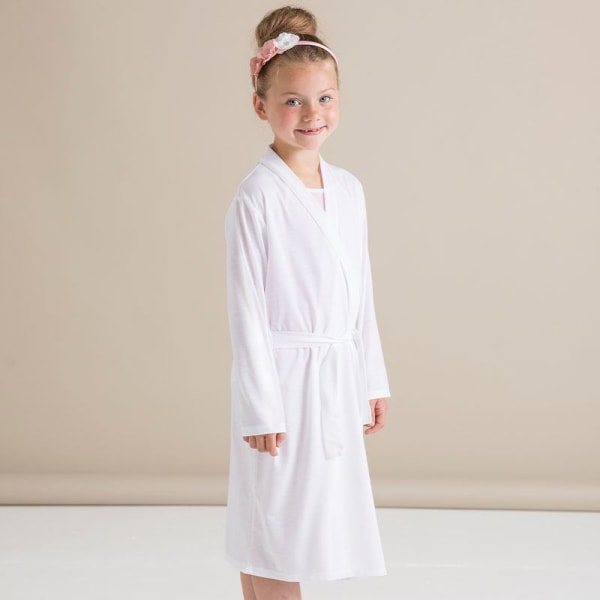 Handduk City Barn/Barn Kimono Style Robe 3-4 år Vit White 3-4 Years