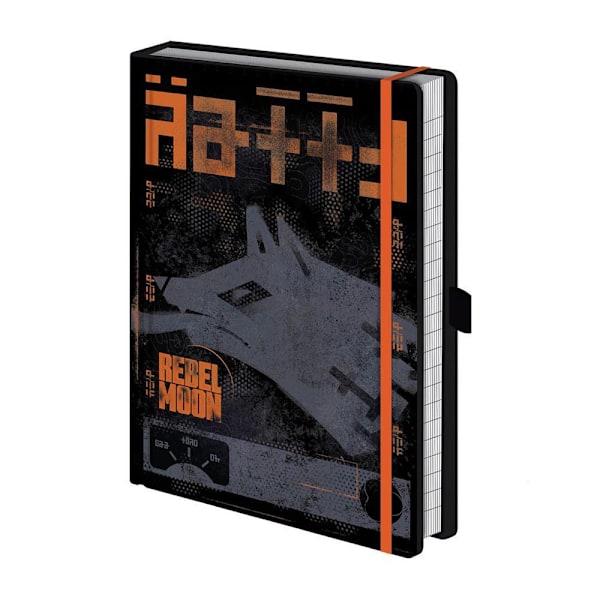 Rebel Moon Kora A5 Notebook One Size Svart/Orange Black/Orange One Size