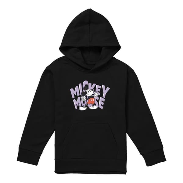 Disney Barn/Barn Musse Pigg Bubble Pullover Hoodie 5-6 År Black 5-6 Years