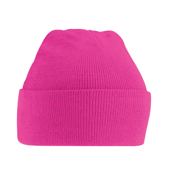 Beechfield Barn/Barn Knitted Beanie One Size Fuchsia Fuchsia One Size