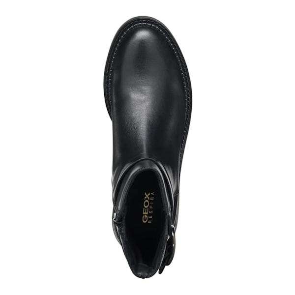 Geox Damskor Serilda Patentläder Ankelboots Storlek 6 UK Svart Black 6 UK