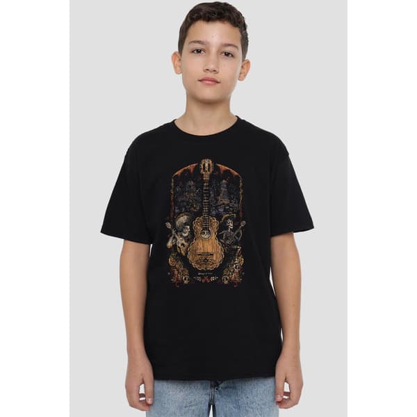Coco Barn/Barn Ernesto Miguel Hector Målad Affisch Med G Black 7-8 Years