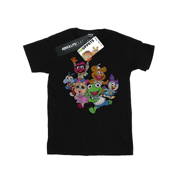 Disney Pojkar The Muppets Muppet Babies Färggrupp T-Shirt 7-8 Black 7-8 Years