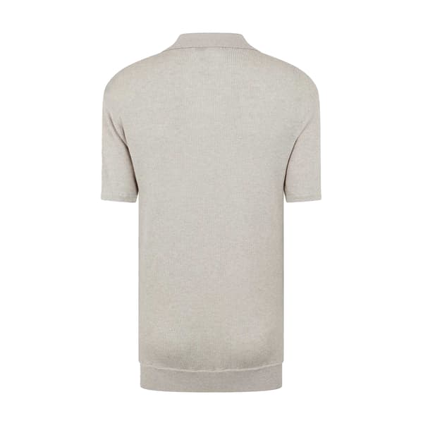 Jack Wills Herr Stickad Pikétröja L Kittmelerad Putty Marl L