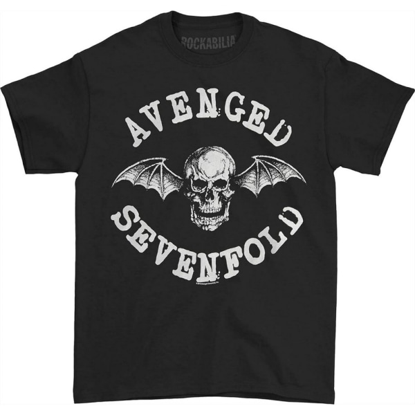 Avenged Sevenfold Unisex Vuxen Klassisk Death Bat bomull T-shirt Black M
