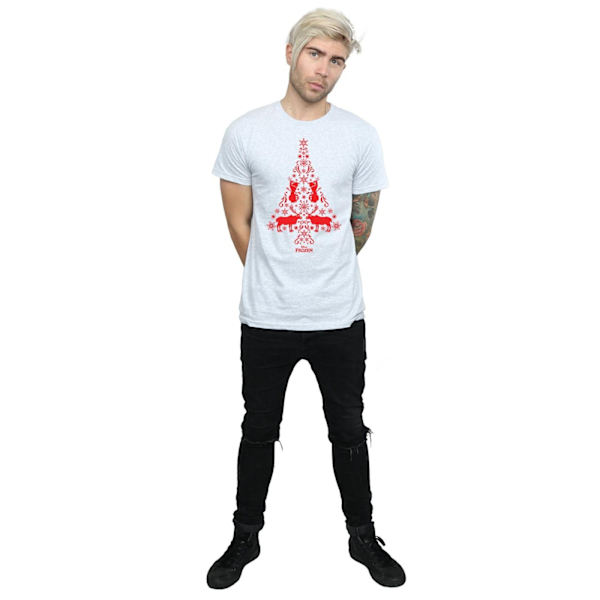 Disney Herr Frozen Julgran T-shirt S Sports Grey Sports Grey S