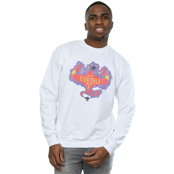 Disney Mens The Descendants Genie Long Live Sweatshirt M Vit White M