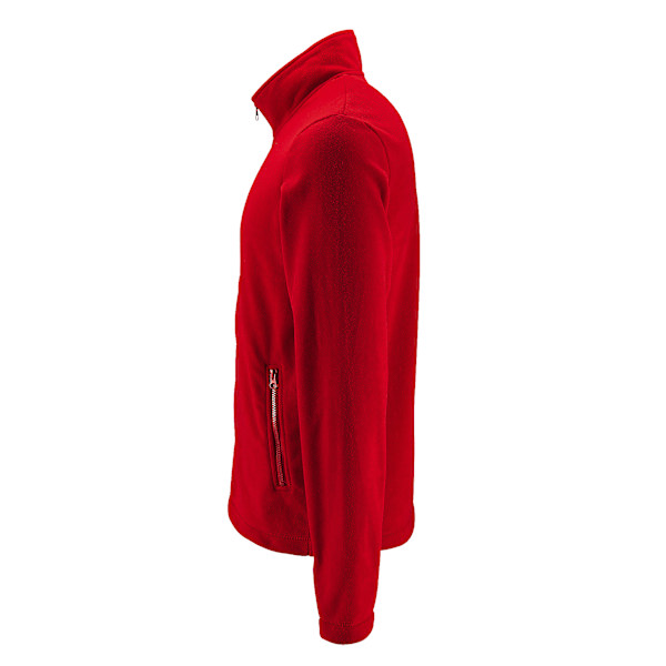 SOLS Herr Norman Fleece Jacka XXL Röd Red XXL