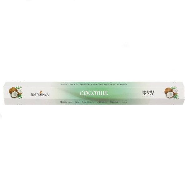 Elements Coconut rökelsestavar (6 förpackningar) One Size Grön Green One Size