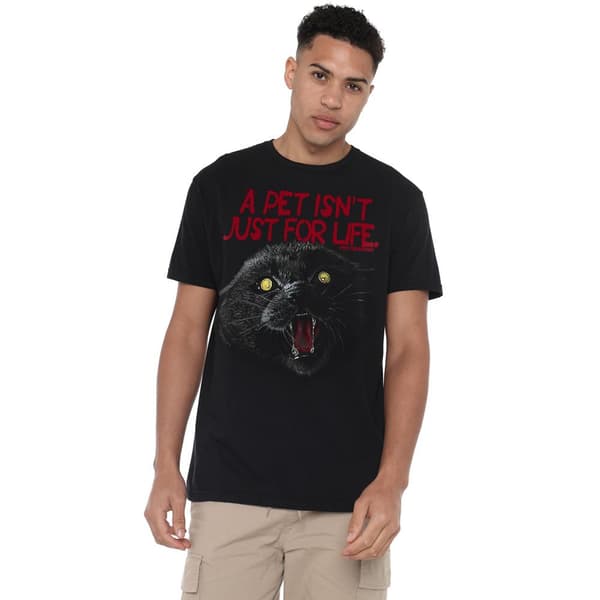 Pet Sematary Herr T-shirt I Survived S Svart Black S