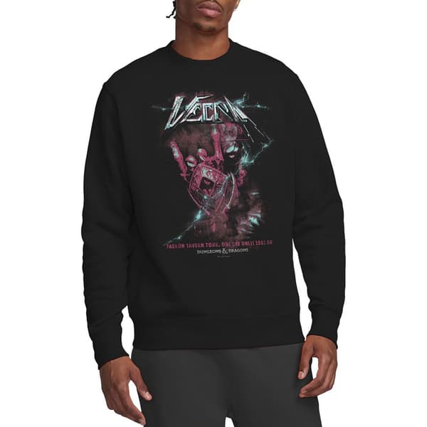 Dungeons & Dragons Unisex Vuxen Rockband Vecna Blixt Tröja Black S