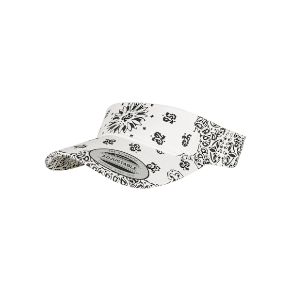 Flexfit Bandana Visor One Size Vit/Svart White/Black One Size