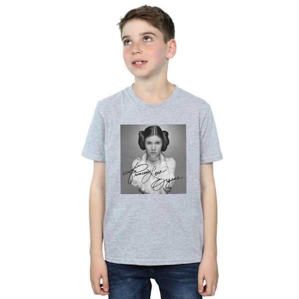 Star Wars Boys Princess Leia Organa T-shirt 9-11 år Sports G Sports Grey 9-11 Years