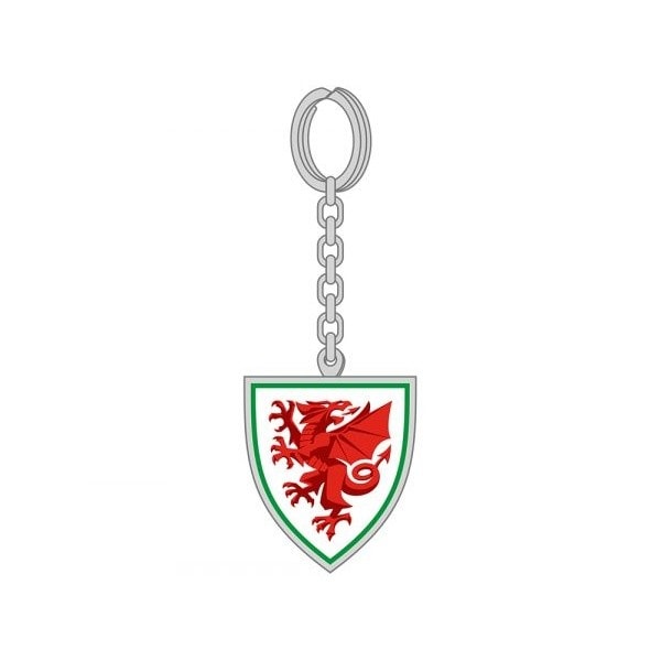 Wales Crest Nyckelring One Size Silver/Röd/Grön Silver/Red/Green One Size