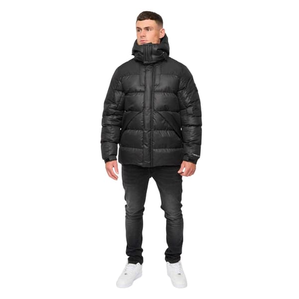 Crosshatch Herr Quiltad Jacka i Polyester XXL Svart Black XXL