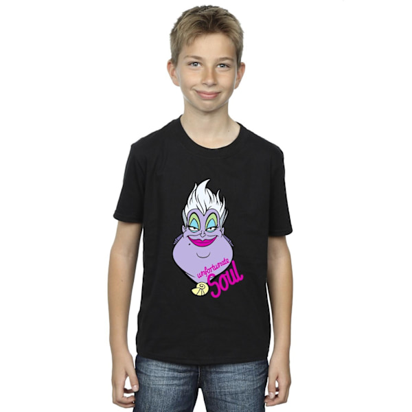 Disney Boys Villains Ursula Unfortunate Soul T-Shirt 7-8 år Black 7-8 Years