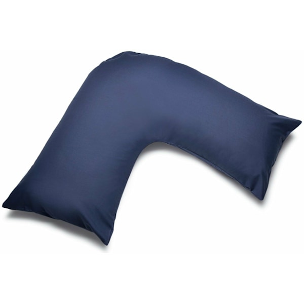Belledorm Easycare Percale V-formad Ortopedisk Örngott En Navy One Size