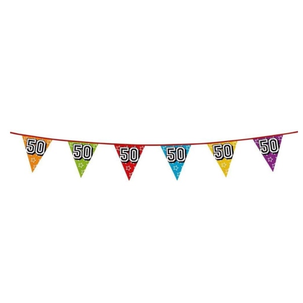 Boland Bunting 50-års banner One Size Flerfärgad Multicoloured One Size