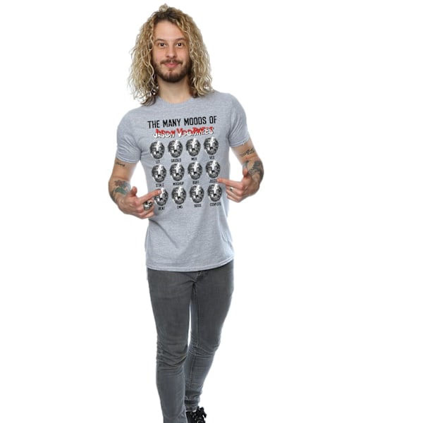 Fredag den 13:e herr The Many Moods Of Jason Voorhees T-shirt S Spo Sports Grey S