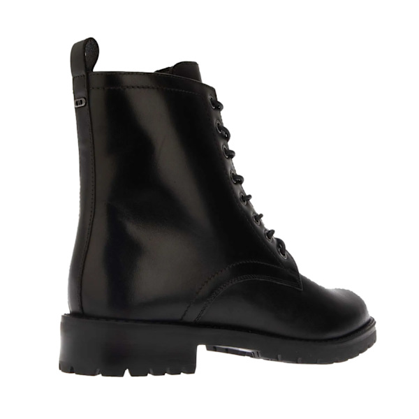Dune London Dam/Damer Prestin Ankelstövlar i Läder med Snörning 5 Black 5 UK
