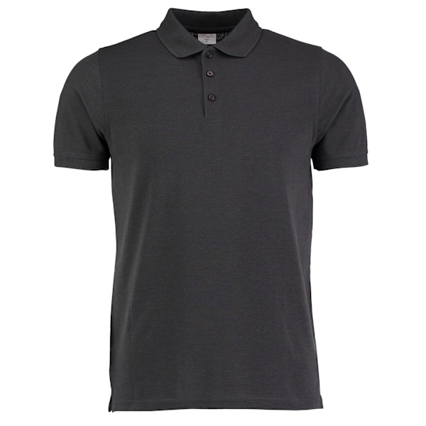 Kustom Kit Klassic Pique Heavy Slim Polo Shirt XS Grafit Graphite Grey XS