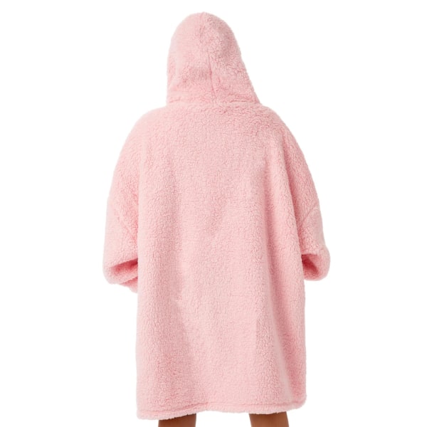 Barbie Dam/Dam Sherpa Hoodie Filt One Size Rosa Pink One Size