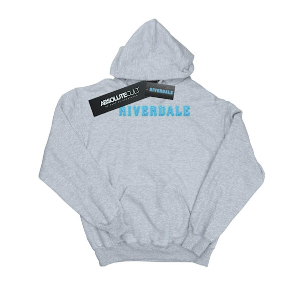 Riverdale Dam/Kvinnor Neon Logo Hoodie L Sports Grey Sports Grey L