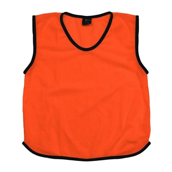 Precision Unisex Vuxen Mesh Träning Bib En Storlek Fluorescerande O Fluorescent Orange One Size
