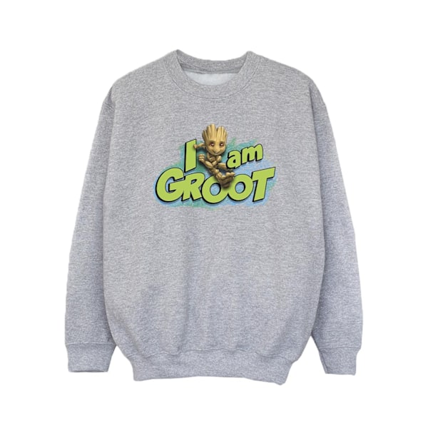 Marvel Girls Guardians Of The Galaxy I Am Groot Hopptröja Sports Grey 3-4 Years