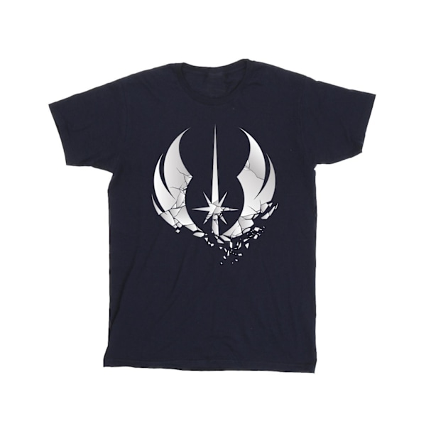 Star Wars Girls Obi-Wan Kenobi Order Fractured Bomull T-shirt 1 Navy Blue 12-13 Years
