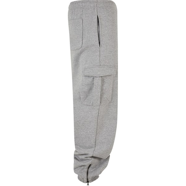 Build Your Brand Joggingbyxor 90-tal Herr S R Ljusgråmelerad Heather Grey S R
