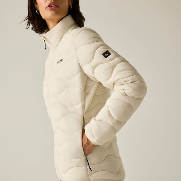 Regatta Dam Hydi Isolerad Vadderad Jacka 26 UK Ljus Light Vanilla 26 UK