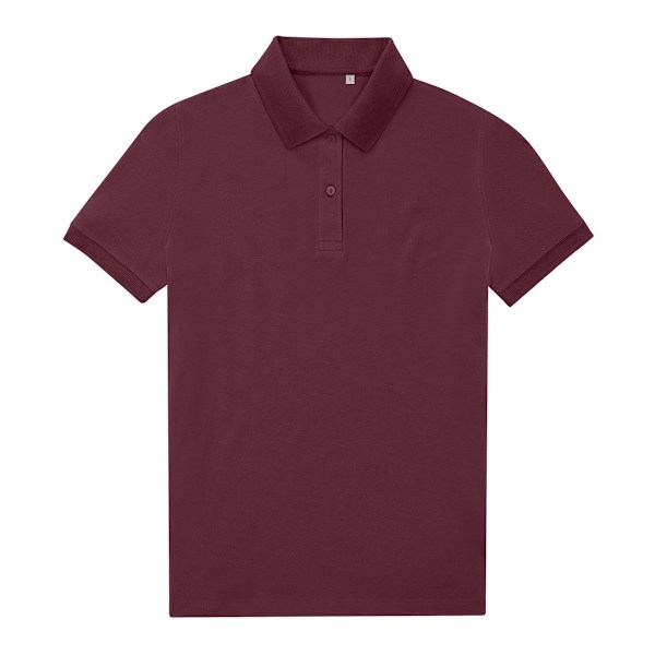 B&C Dam/Damer My Eco Polo Shirt 18 UK Burgundy Burgundy 18 UK
