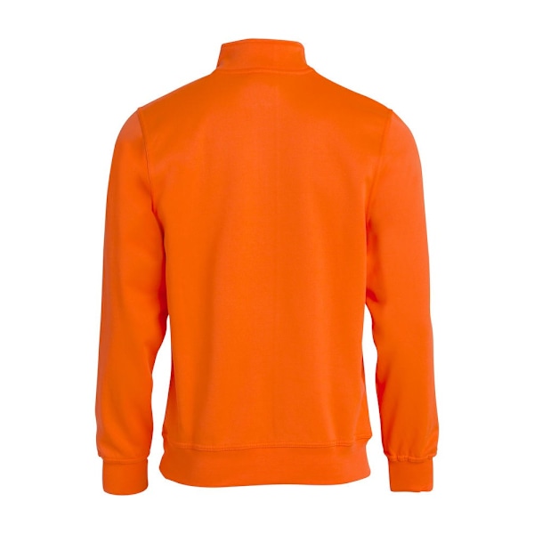 Clique Unisex Vuxen Basic Halv Zip Sweatshirt S Synlighet Orange Visibility Orange S
