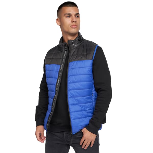 Crosshatch Herr Presnell Höghalsad Väst S Blå Blue S