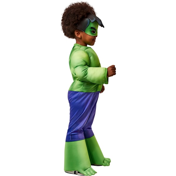 Hulk Boys Deluxe Kostym 2-3 År Grön/Blå Green/Blue 2-3 Years
