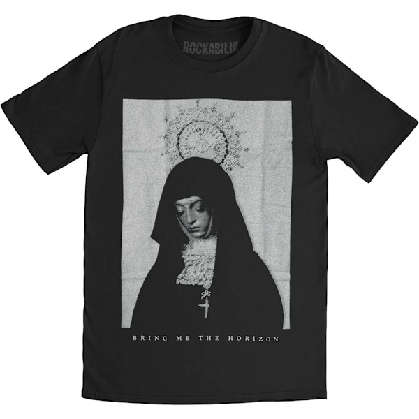 Bring Me The Horizon Dam T-shirt i bomull för kvinnor/damer, storlek L, svart Black L