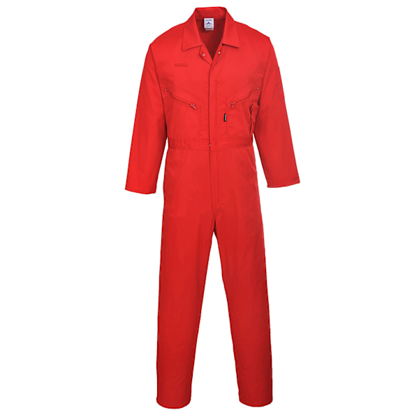 Portwest Herr Liverpool-zip Arbetskläder Overall (2-pack) 3XL x Red 3XL x Regular