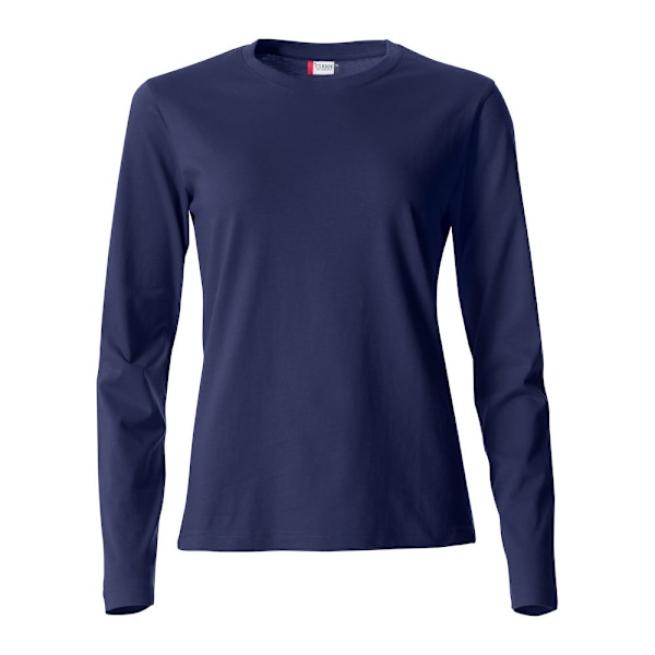 Clique Dam/Dam Basic Långärmad T-shirt S Mörk Marinblå Dark Navy S