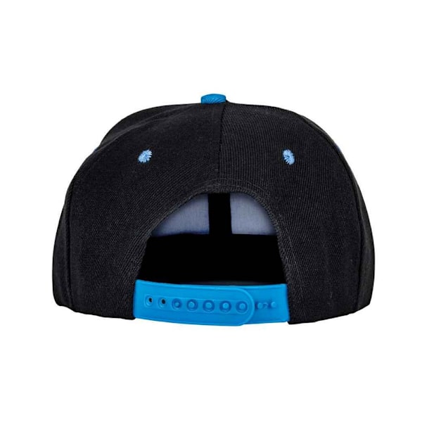 Result Headwear Unisex Vuxen Bronx Kontrast Snapback Cap One Si Black/Azure One Size